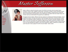 Tablet Screenshot of masterjefferson.com
